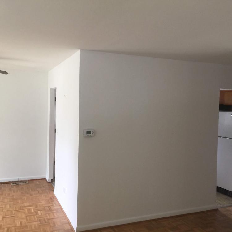 Blank canvas room with white walls and wood flooring, ready for interior design.