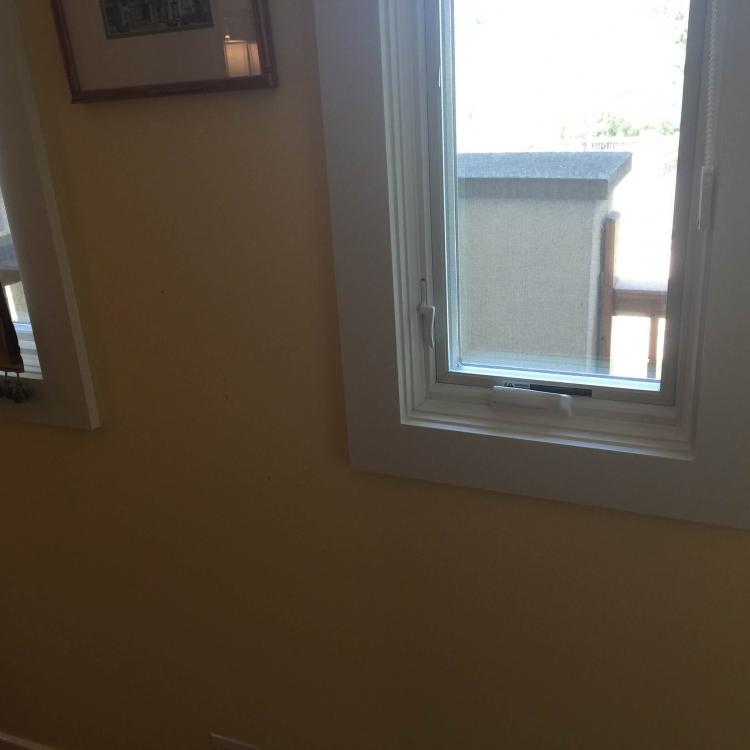 A view of a newly installed window